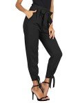 AI-Enhanced Women's High-Waisted Cropped Pants