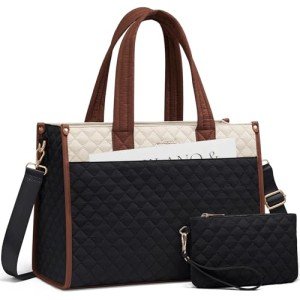 Stylish 15.6-Inch Laptop Tote Bag for Women