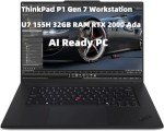 Lenovo ThinkPad P1 Gen 7 AI Workstation Laptop
