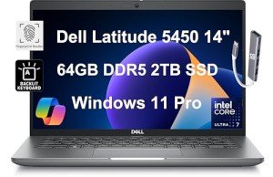 Dell Latitude 5450 AI Business Laptop, 64GB RAM