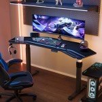 Eureka Ergonomic Dual Motor Adjustable Gaming Desk