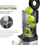 AMZCHEF Stainless Steel Slow Masticating Juicer