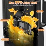 High-Yield Slow Masticating Juicer - Easy Clean