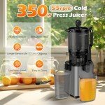 High-Yield Slow Masticating Juicer - Easy Clean