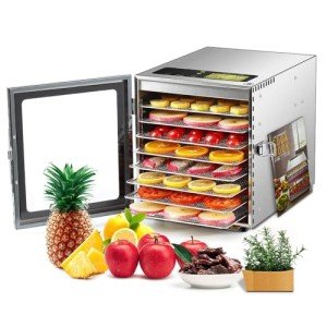 Smart Dehydrator with 8 Trays and 500W Power