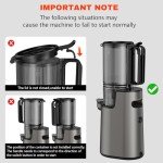 Masticating Juicer with Wide Feed Chute, Easy Clean