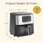 Smart Air Fryer Oven with 5 Cooking Presets