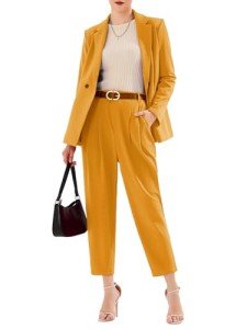 Stylish Women's Business Blazer and Pants Set