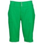 Jofit Women's Golf & Tennis Bermuda Shorts - Parakeet Green