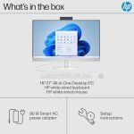 HP 27" All-in-One PC with Ryzen 7 and 32GB RAM