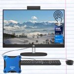 HP 24" FHD Touchscreen All-in-One Desktop Bundle