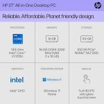 HP 27" All-in-One Desktop PC with Intel i7