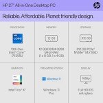 HP 27" All-in-One PC - Intel i7, 64GB RAM