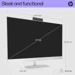 HP 27" All-in-One Desktop with Intel i7 & Office