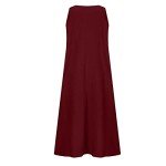 AI Enhanced Women's Summer Flowing Dress with Pockets