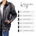 AI-Powered Oversized Leather Jacket for Women