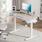 Eureka Ergonomic 63” Electric Height Adjustable Desk