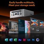 GEEKOM AE8 AI Mini PC with Ryzen 7