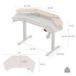 Eureka Ergonomic 63” Electric Height Adjustable Desk
