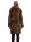 Cozy Leopard Print Faux Fur Oversized Coat