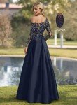 Plus Size Satin Evening Gown for Mothers
