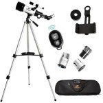 Gskyer 70mm Portable Telescope with Phone Adapter