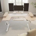 Eureka Ergonomic 74" U-Shaped Gaming Desk