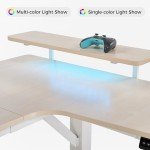 Eureka Ergonomic 74" U-Shaped Gaming Desk
