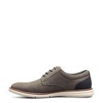 Nunn Bush Men's Gray Casual Lace-Up Shoes, Size 11