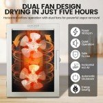 12-Tray 800W Food Dehydrator for Herbs & Jerky