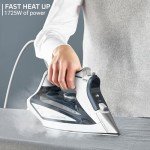 Powerful Rowenta Steamer with Stainless Steel Soleplate