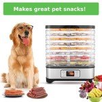Versatile Food Dehydrator with 8 BPA-Free Trays