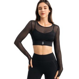 AI-Enhanced Longline Sports Bra for Active Women