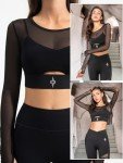 AI-Enhanced Longline Sports Bra for Active Women