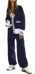 Smart Women's Lounge Set: Cardigan & Pants