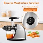AMZCHEF Cold Press Juicer with Reverse Function