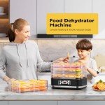 VIVOHOME 8-Tray Electric Food Dehydrator Machine