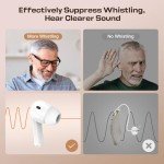 Smart Bluetooth Hearing Aids for Seniors, Rechargeable