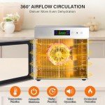 HOPERAN 8-Tray Digital Food Dehydrator Machine