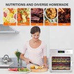 HOPERAN 8-Tray Digital Food Dehydrator Machine