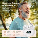 Smart Bluetooth Hearing Aids for Seniors, Rechargeable