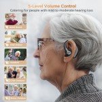 Bluetooth Hearing Aids with Noise Cancellation for Seniors