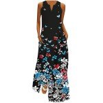 Trendy Boho Floral Maxi Dress for Summer 2024