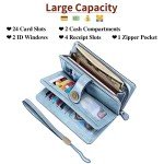 SENDEFN Women's RFID Blocking Leather Card Wallet