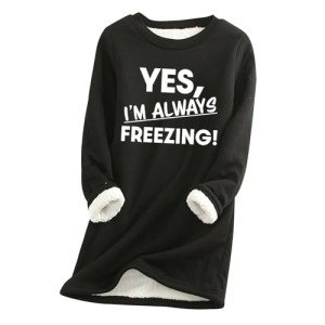 Cozy Sherpa-Lined Fleece Pullover for Women