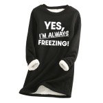 Cozy Sherpa-Lined Fleece Pullover for Women