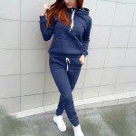 Y2K Style Women's Hoodie and Sweatpants Set
