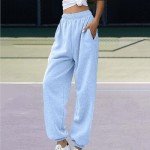 Comfortable Fleece Sweatpants for Women - Plus Size