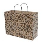 Leopard Print Paper Bags - 100 Count