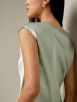 Silk Cowl Neck Summer Top for Women